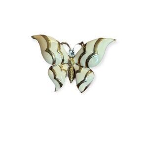 Vintage Panetta Enamel Butterfly Brooch - Exquisite Design